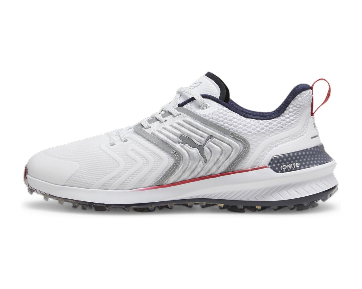 Men's PUMA Golf Puma X Volition Ignite Innovate Puma White/Deep Navy/Strong Red