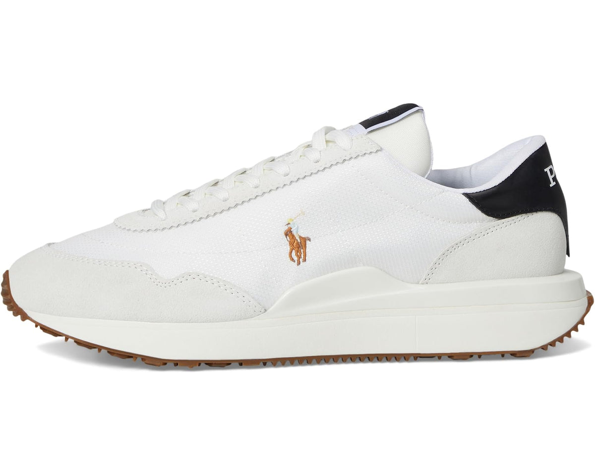 Men's Polo Ralph Lauren Train 89 Suede-Paneled Sneakers Deckwash White/Multi Pp