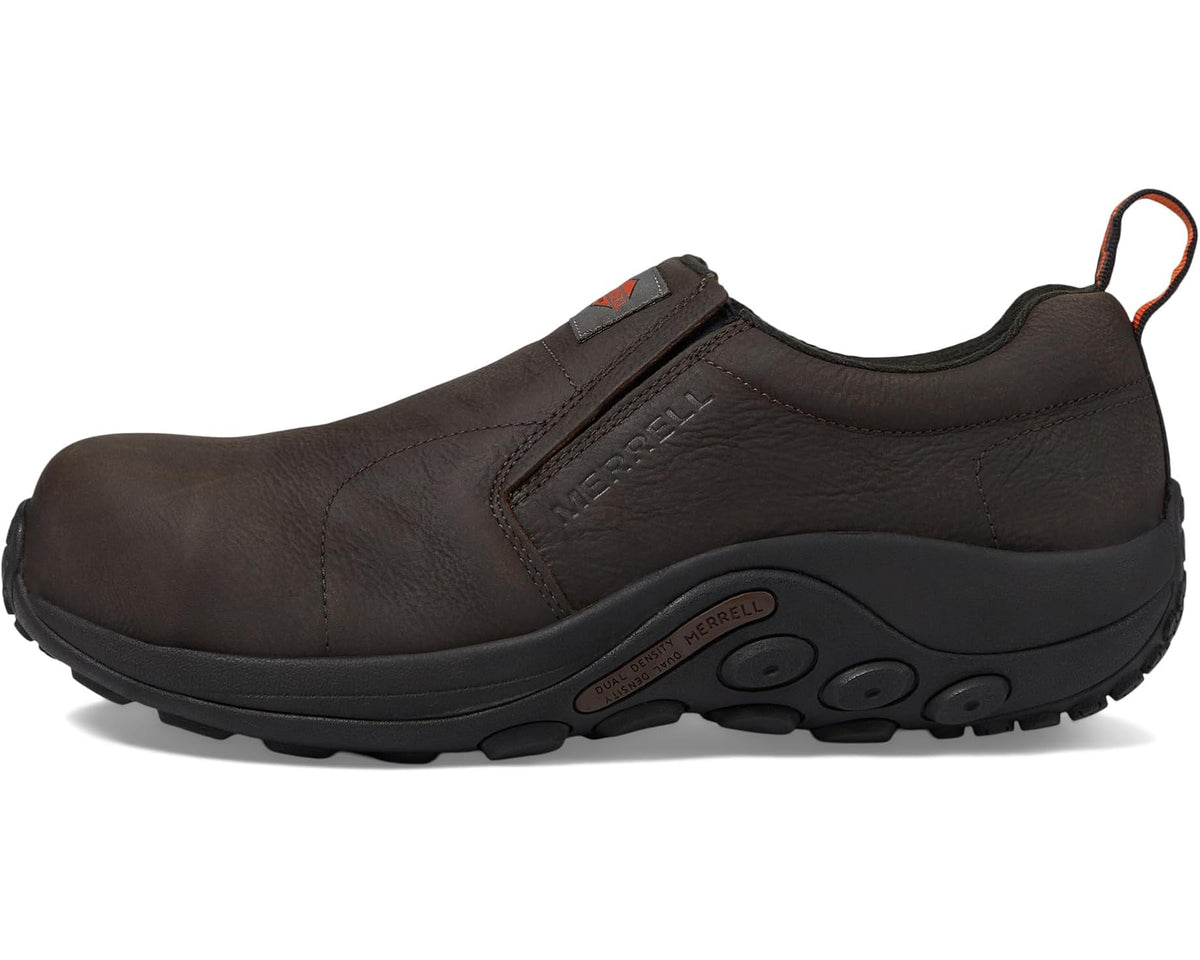 Men's Merrell Work Jungle Moc Leather Composite Toe Espresso