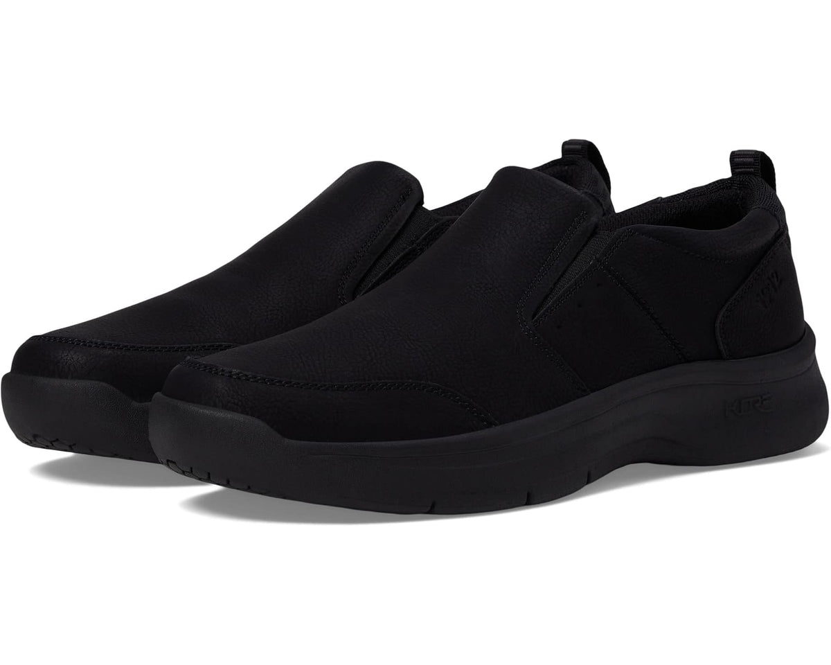 Men's Nunn Bush Kore Elevate Moccasin Toe Slip-On Lightweight Loafer Black