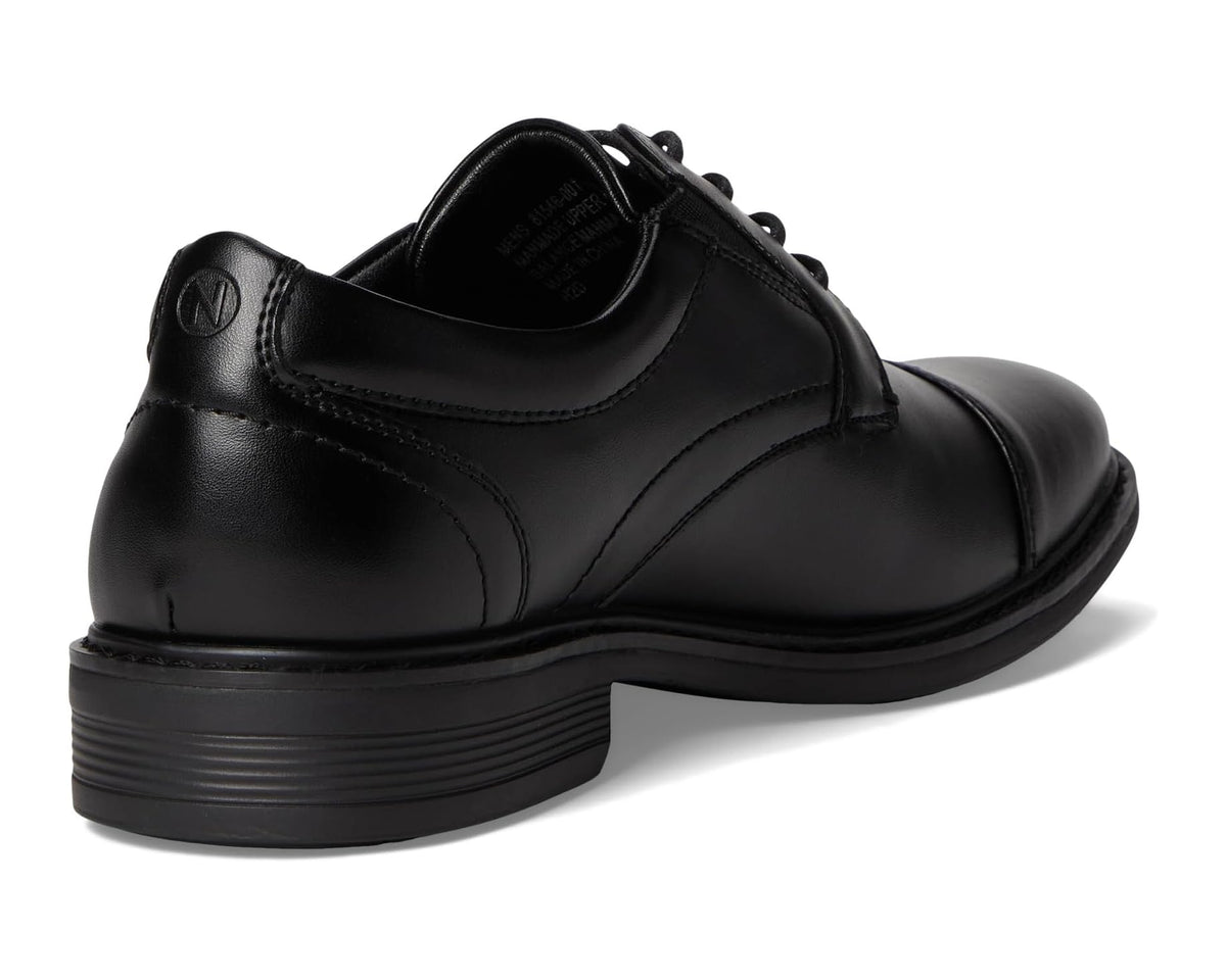Men's Nunn Bush Jarvis Cap Toe Oxford Dress Casual Business Formal Lace Up Black