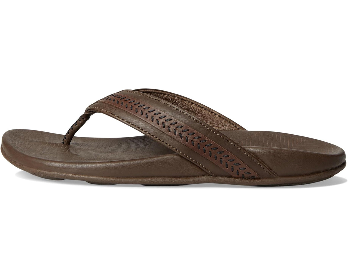 Men's OluKai Aho - M Dk Wood / Dk Wood
