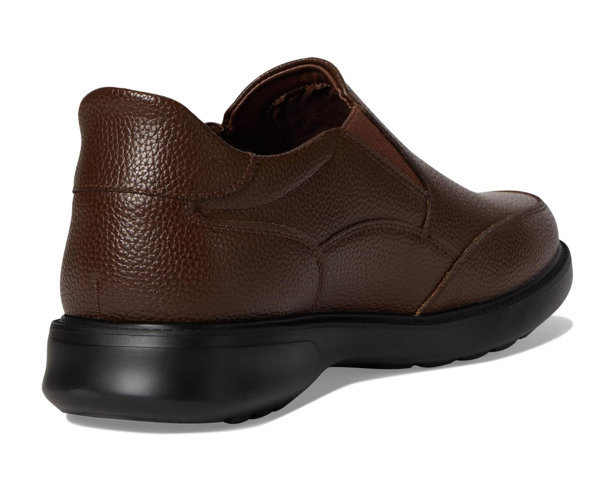 Men's Marc Joseph New York Chicago Road (Hands Free Technology) Brown Grainy Leather