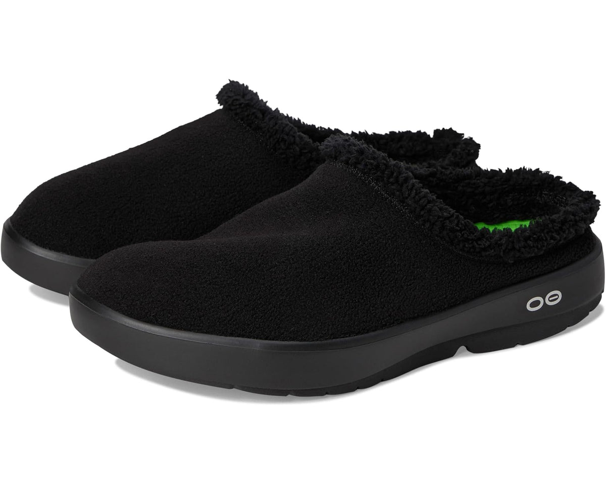 Men's OOFOS OOcoozie Mule Black