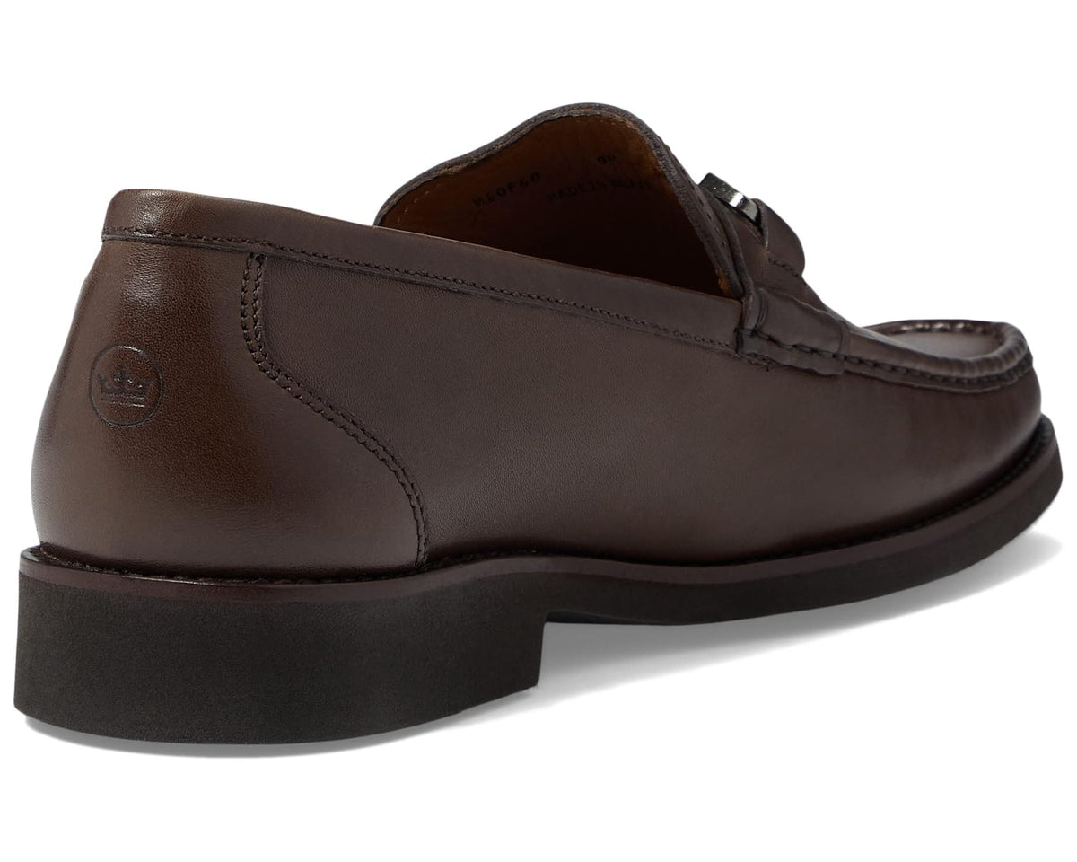 Men's Peter Millar Crown Leather Bit Loafers Brown