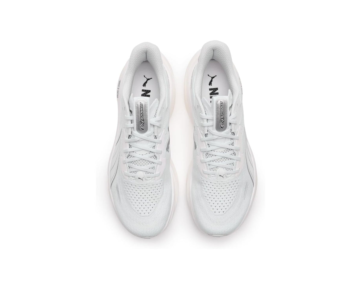 Men's PUMA Magnify Nitro 3 Running Shoes Puma White/Warm White