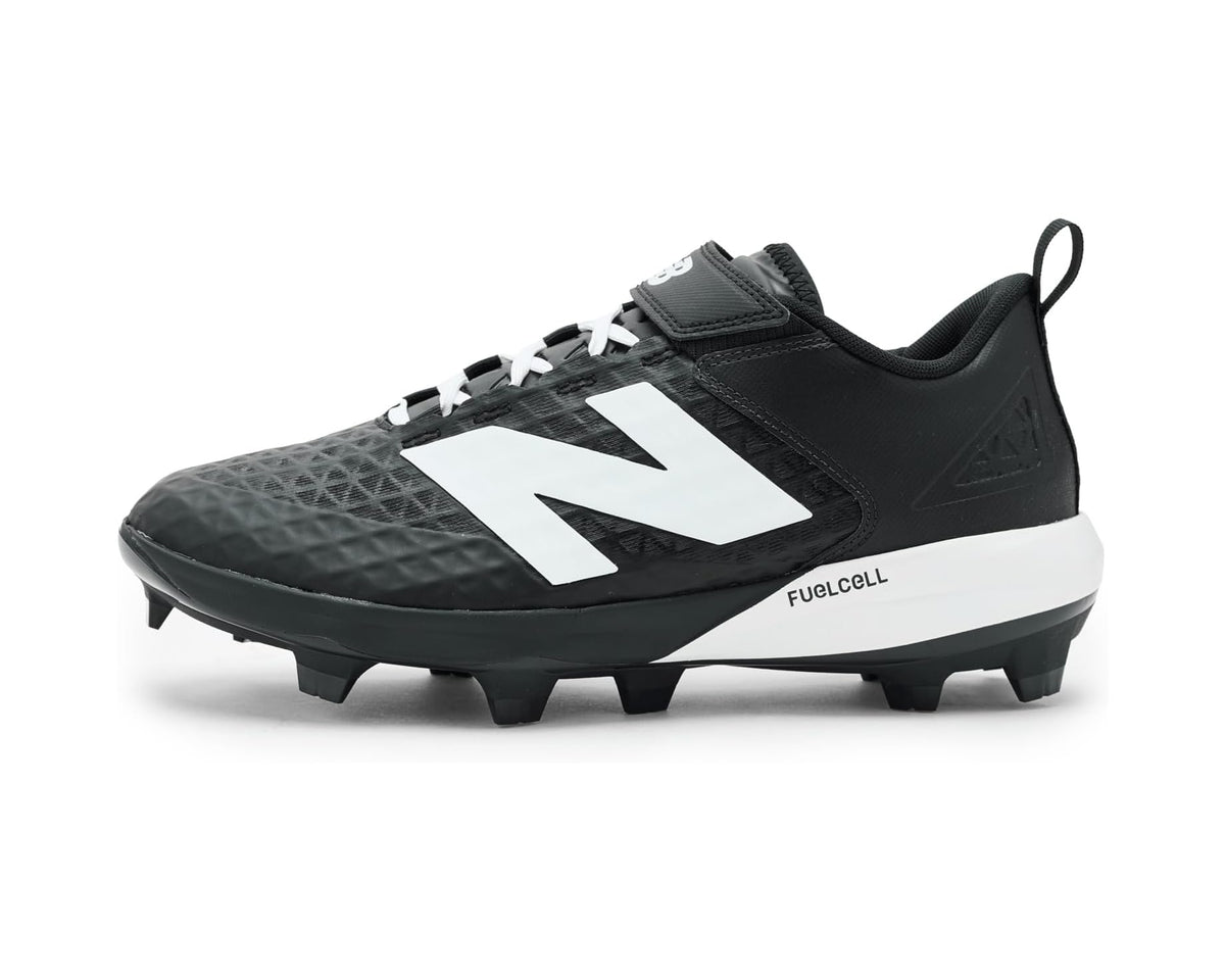 Men's New Balance Fuelcell 4040 V8 Molded Baseball Cleats Black/White