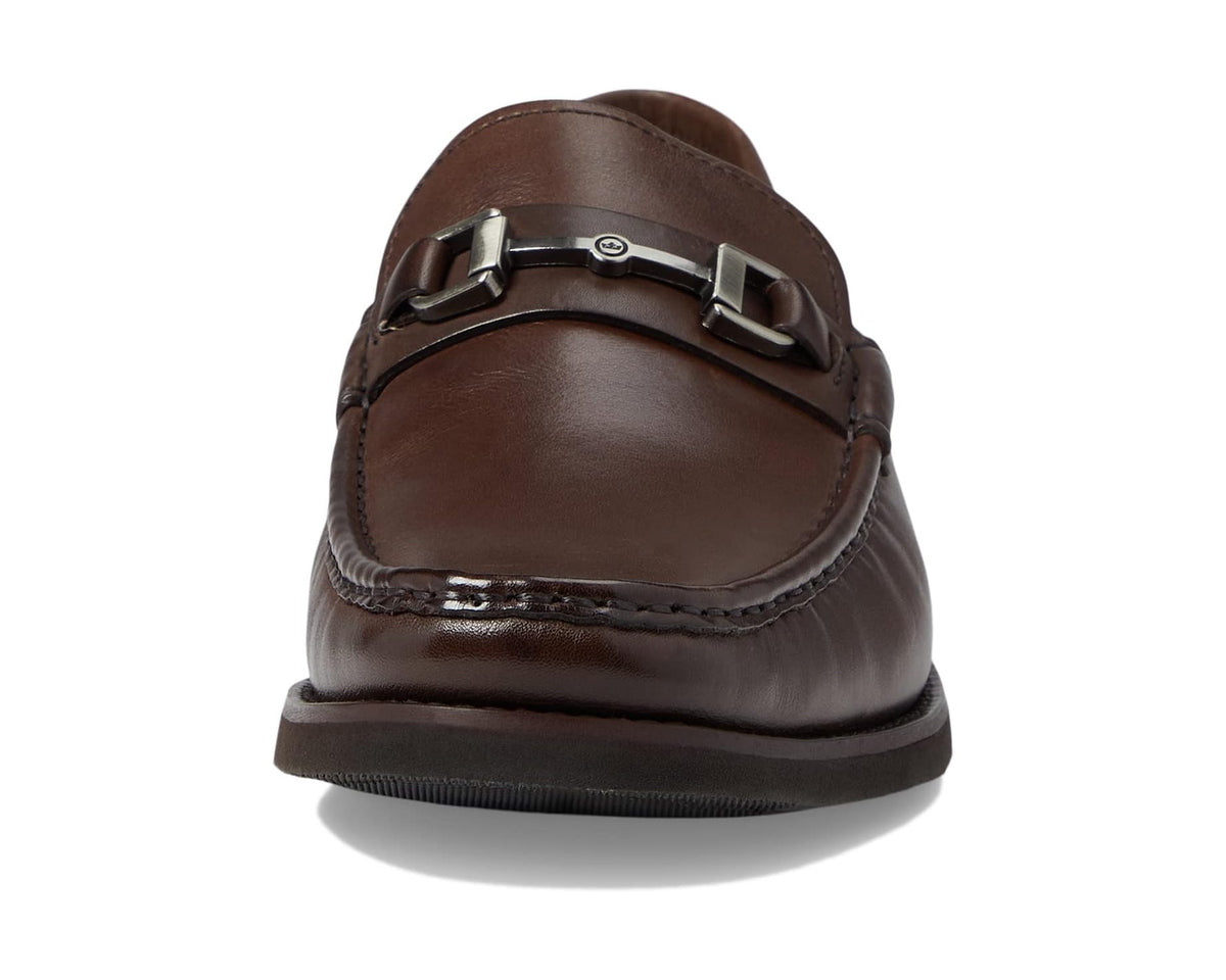 Men's Peter Millar Crown Leather Bit Loafers Brown