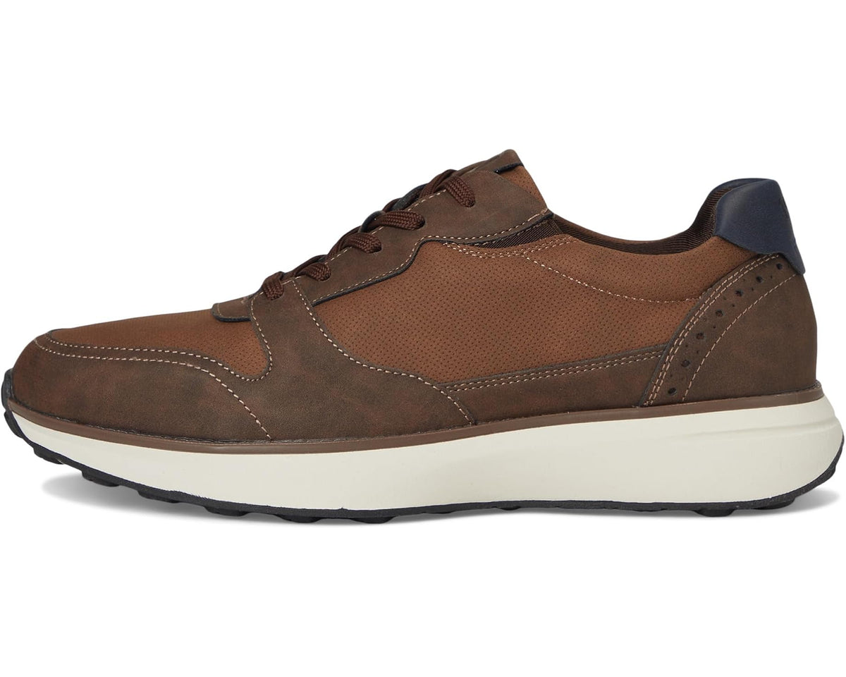 Men's Nunn Bush Kore Swift Moccasin Toe Oxford Brown