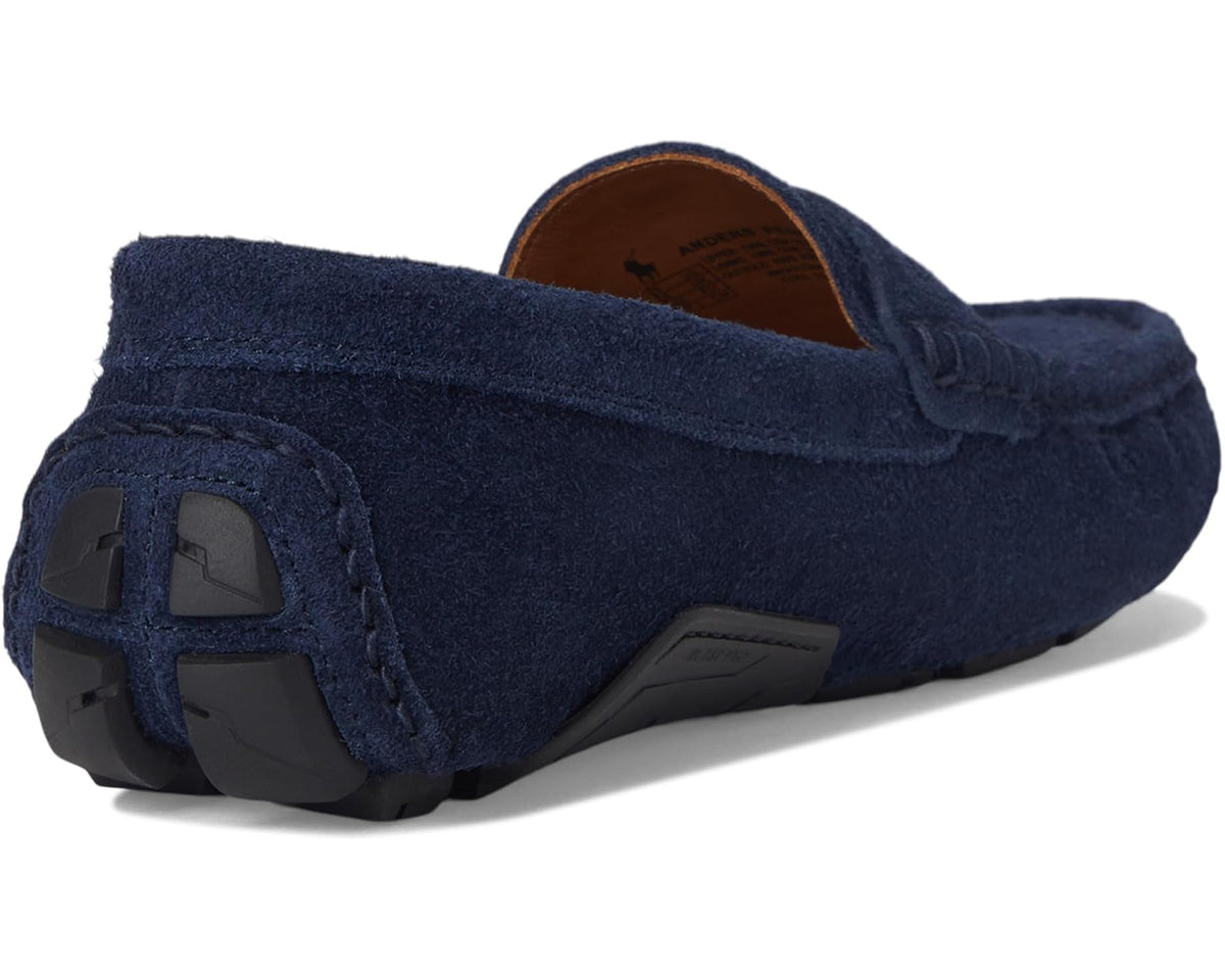 Men's Polo Ralph Lauren Anders Suede Penny Drivers Hunter Navy