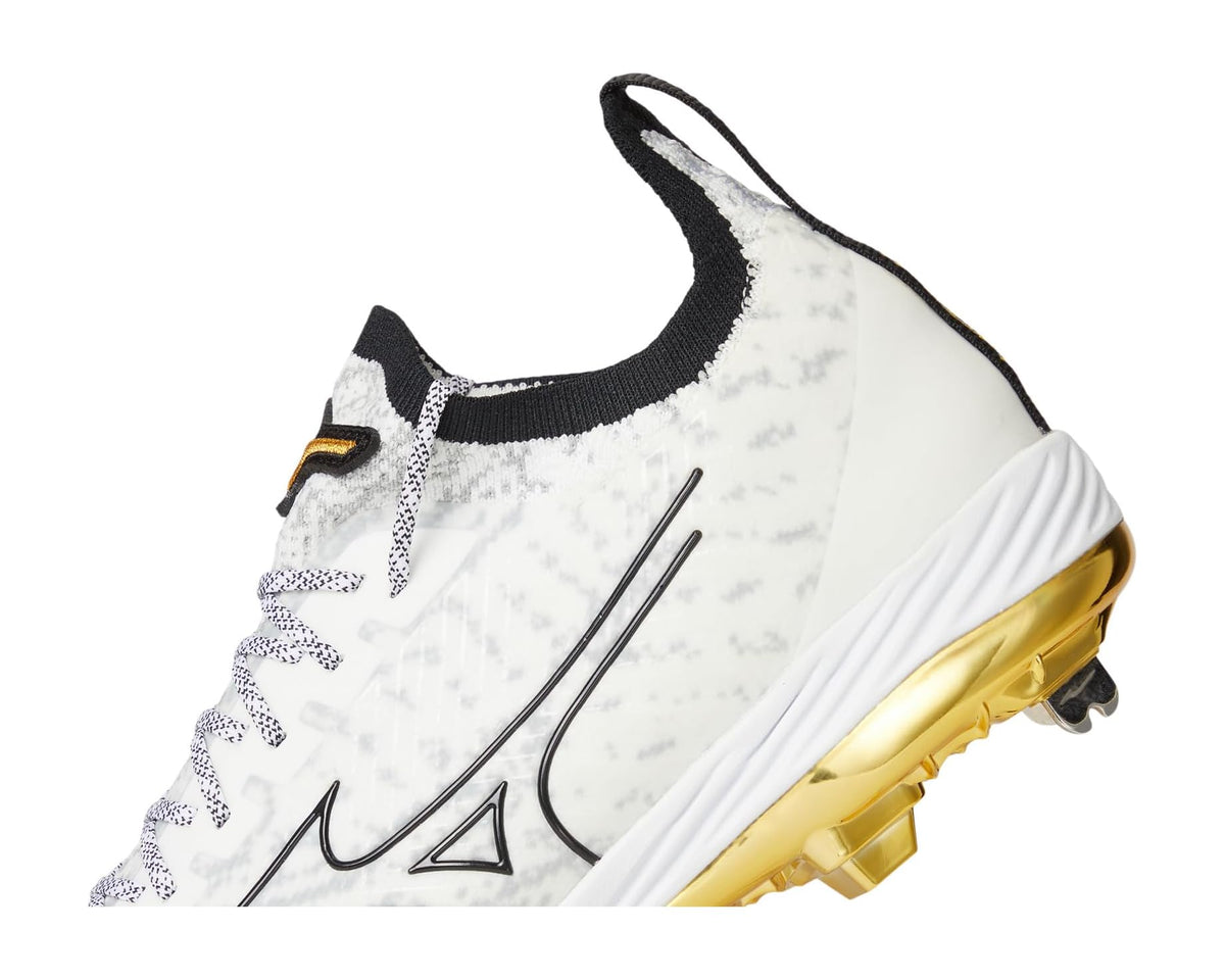 Men's Mizuno Pro Knit 2 Metal White-Gold