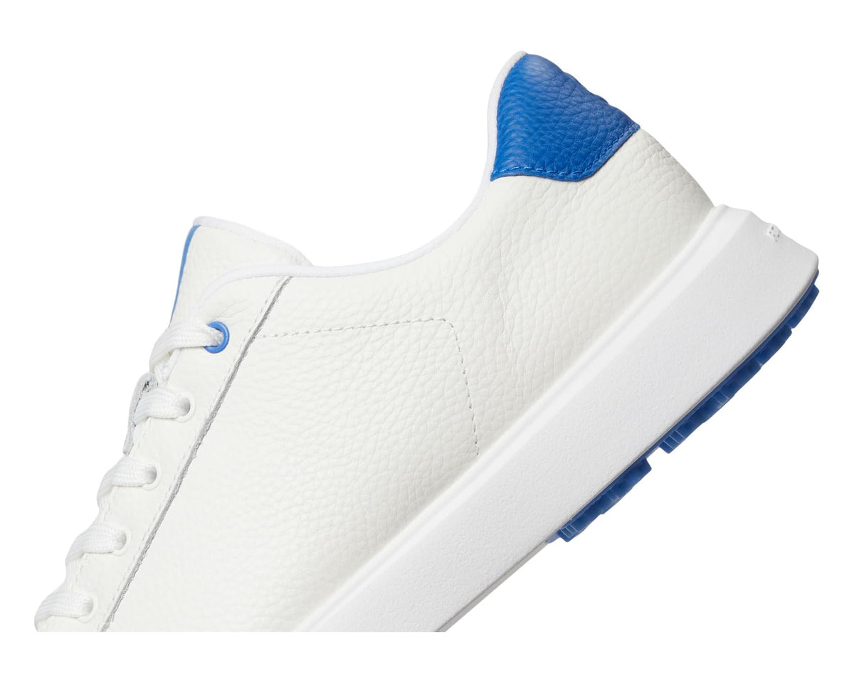 Men's Peter Millar Drift Leather Hybrid Course Shoes White/Mako Blue