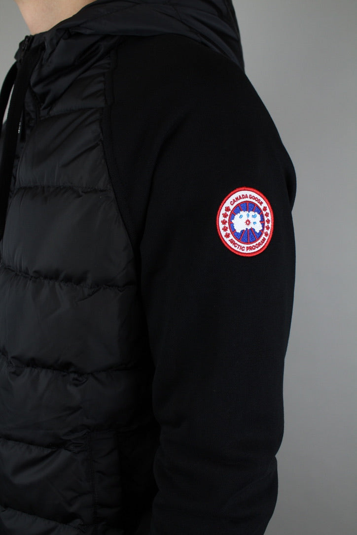 Canada Goose Hybridge Huron Zip Hoodie 'Black'