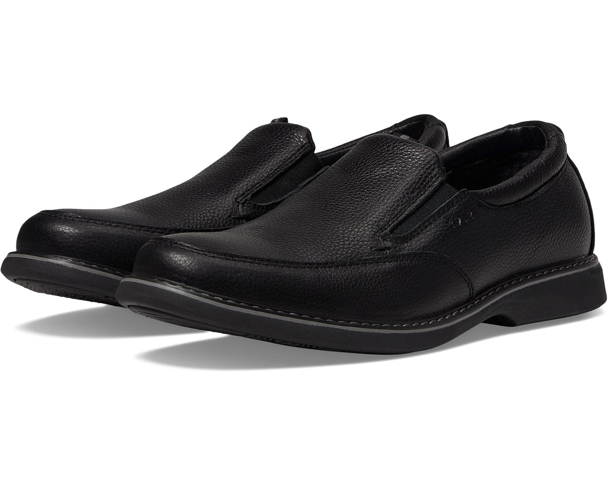 Men's Nunn Bush Otto Plain Toe Slip-On Black