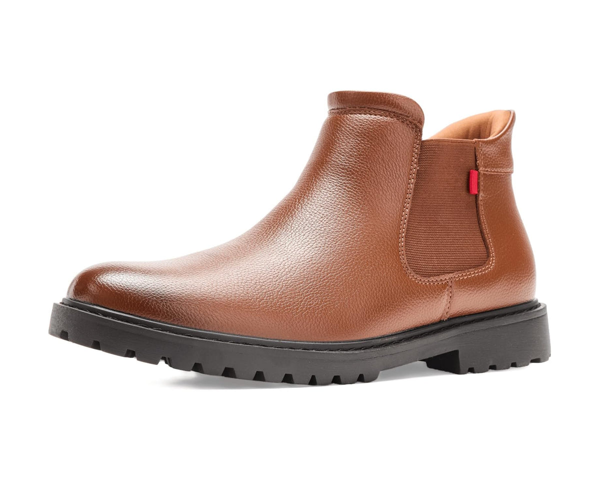 Men's Marc Joseph New York Hudson Yards 2.0 (Hands Free Technology) Cognac Faux Leather