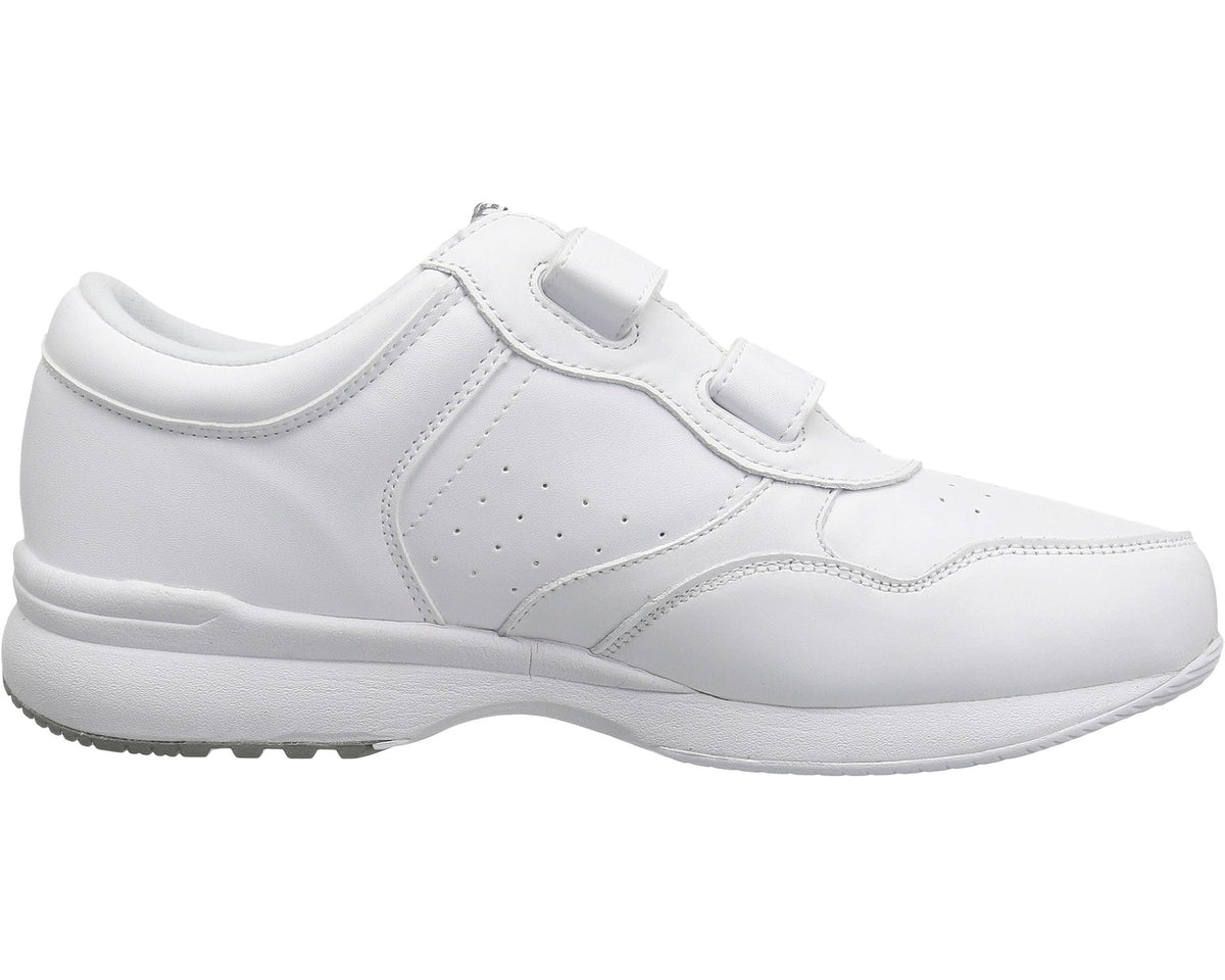 Men's Propet Life Walker Strap Medicare/HCPCS Code = A5500 Diabetic Shoe White