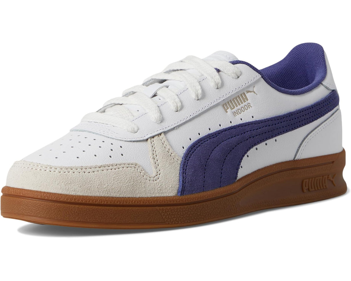 Men's PUMA Indoor Shoes Puma White/Blue Crystal/Gum