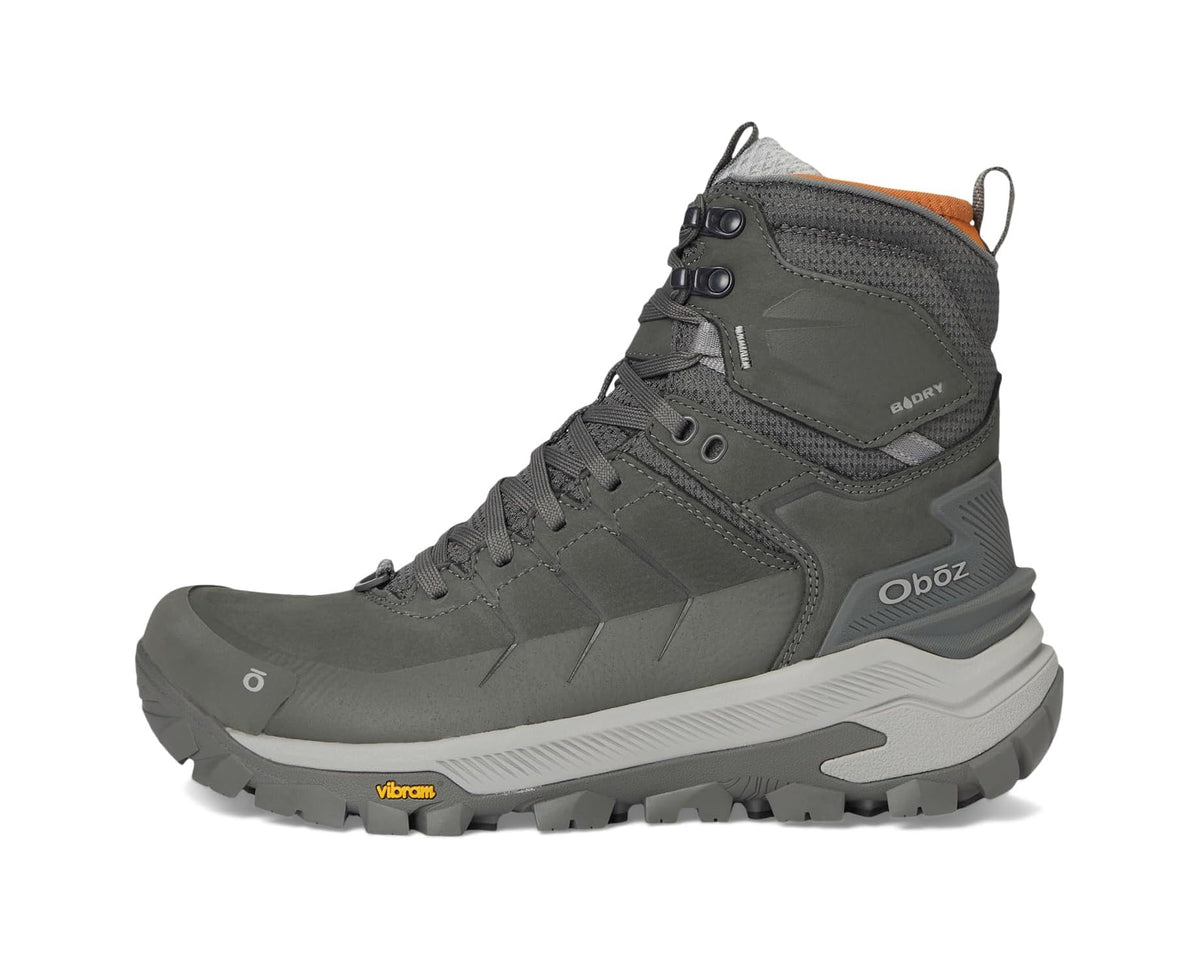 Men's Oboz Bangtail Mid Insulated B-Dry Charcoal
