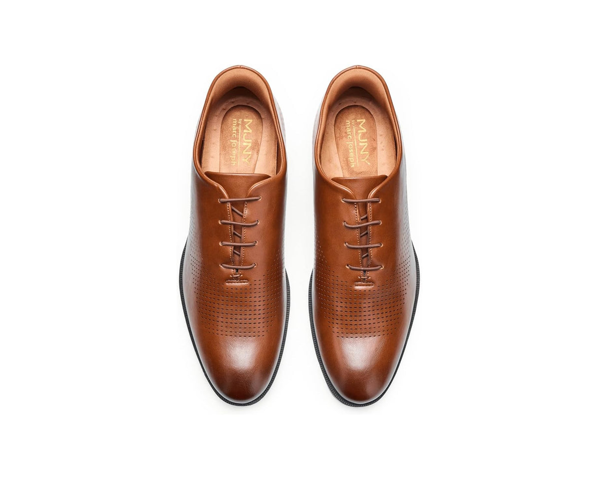 Men's Marc Joseph New York East Road (Hands Free Technology) Cognac Faux Leather