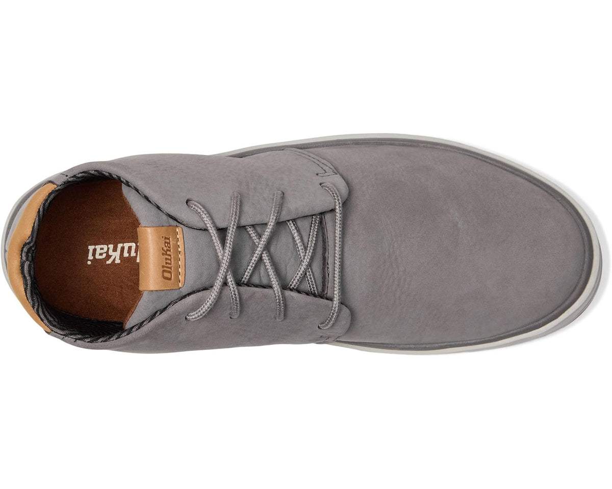 Men's OluKai Papaku ‘Ili Chukka Boots Graphite/Graphite