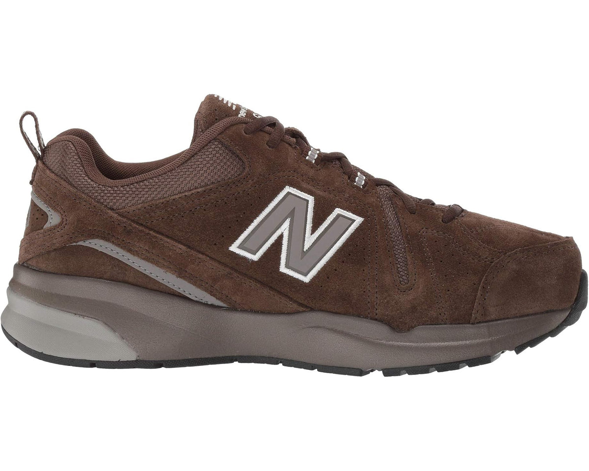Men's New Balance 608v5 Chocolate Brown/White