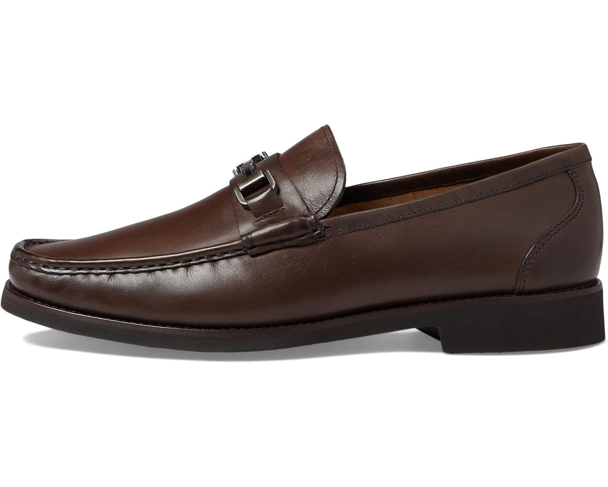 Men's Peter Millar Crown Leather Bit Loafers Brown
