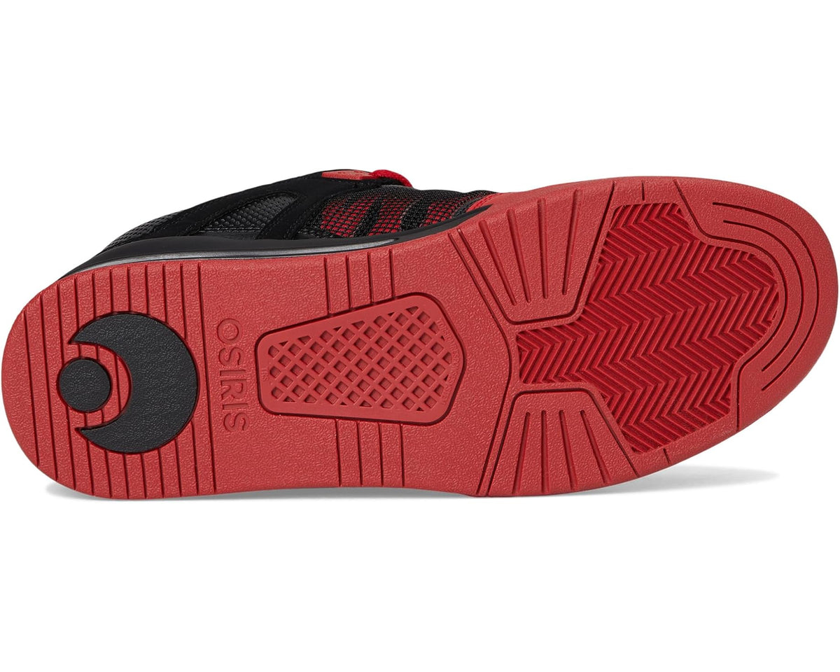 Men's Osiris Pixel Black/Red/Gum