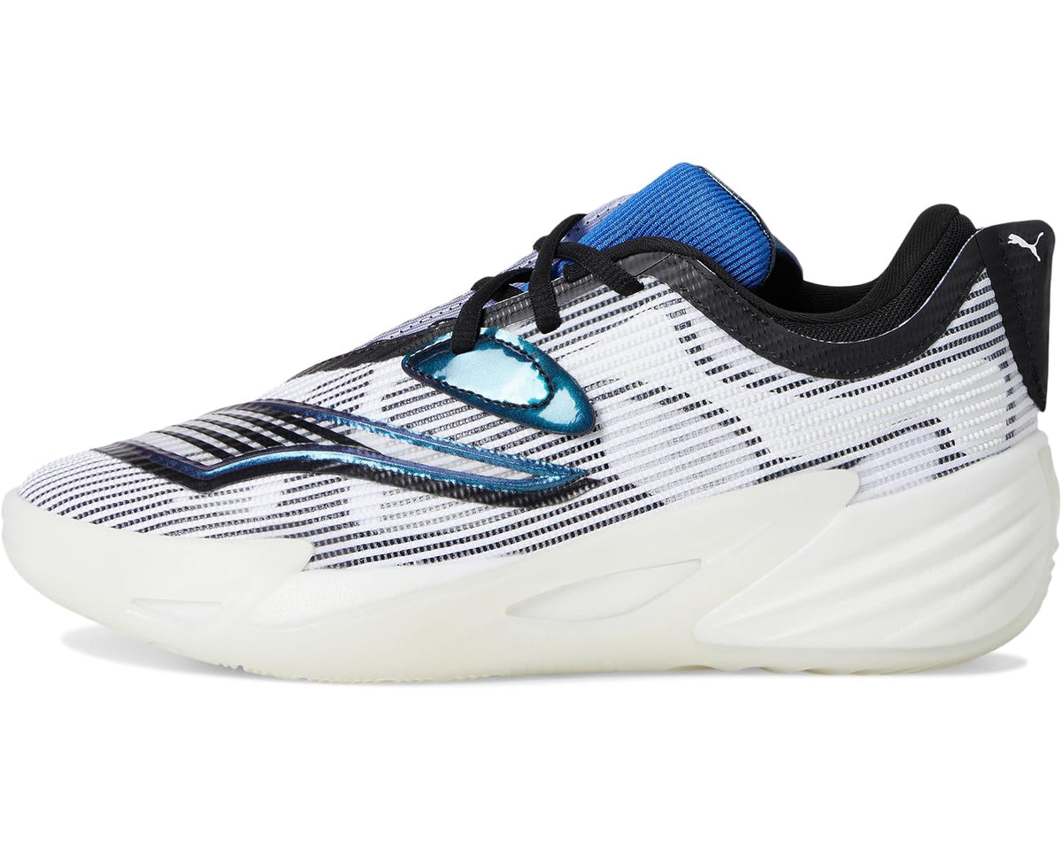 Men's PUMA All-pro Nitro Shammgod Basketball Shoes White/Black