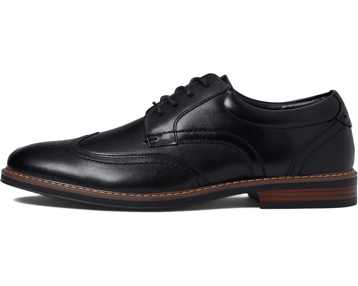 Men's Nunn Bush Centro Flex Wing Tip Oxford Black