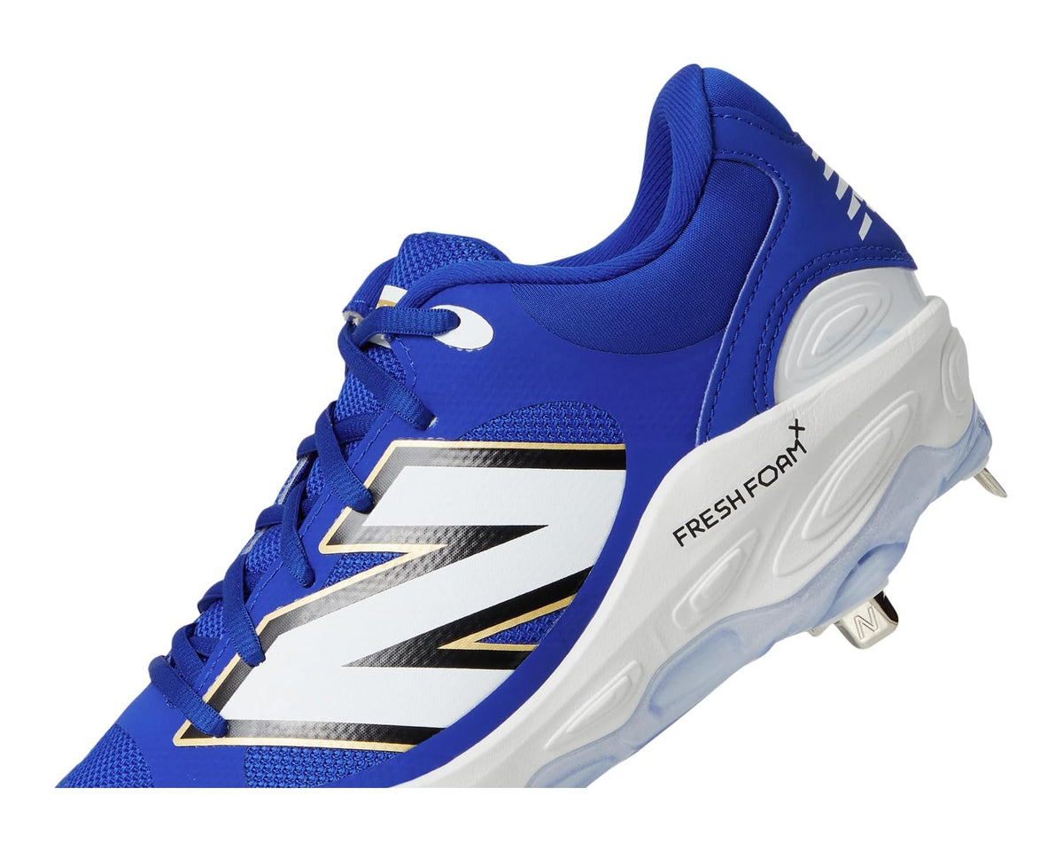 Men's New Balance Fresh Foam X 3000v7 Baseball Cleats Team Royal/White