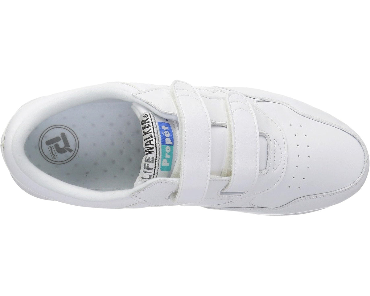 Men's Propet Life Walker Strap Medicare/HCPCS Code = A5500 Diabetic Shoe White