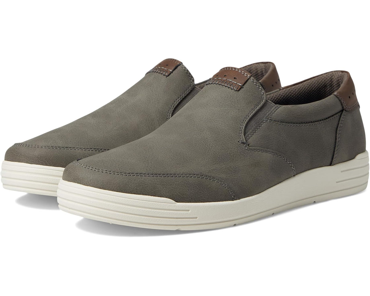 Men's Nunn Bush Kore City Walk Moc Toe Slip-On Charcoal