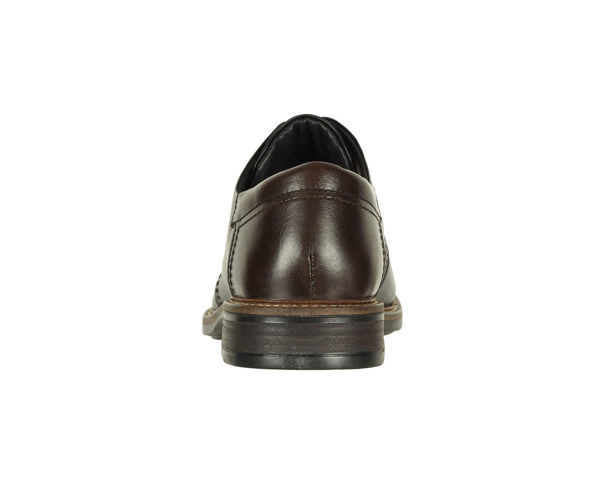 Men's Naot Chief Black Raven Leather/Walnut Leather