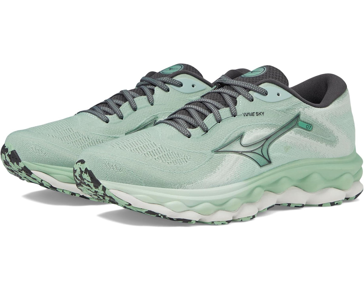 Men's Mizuno Wave Sky 7 Granite Green/Nimbus Cloud