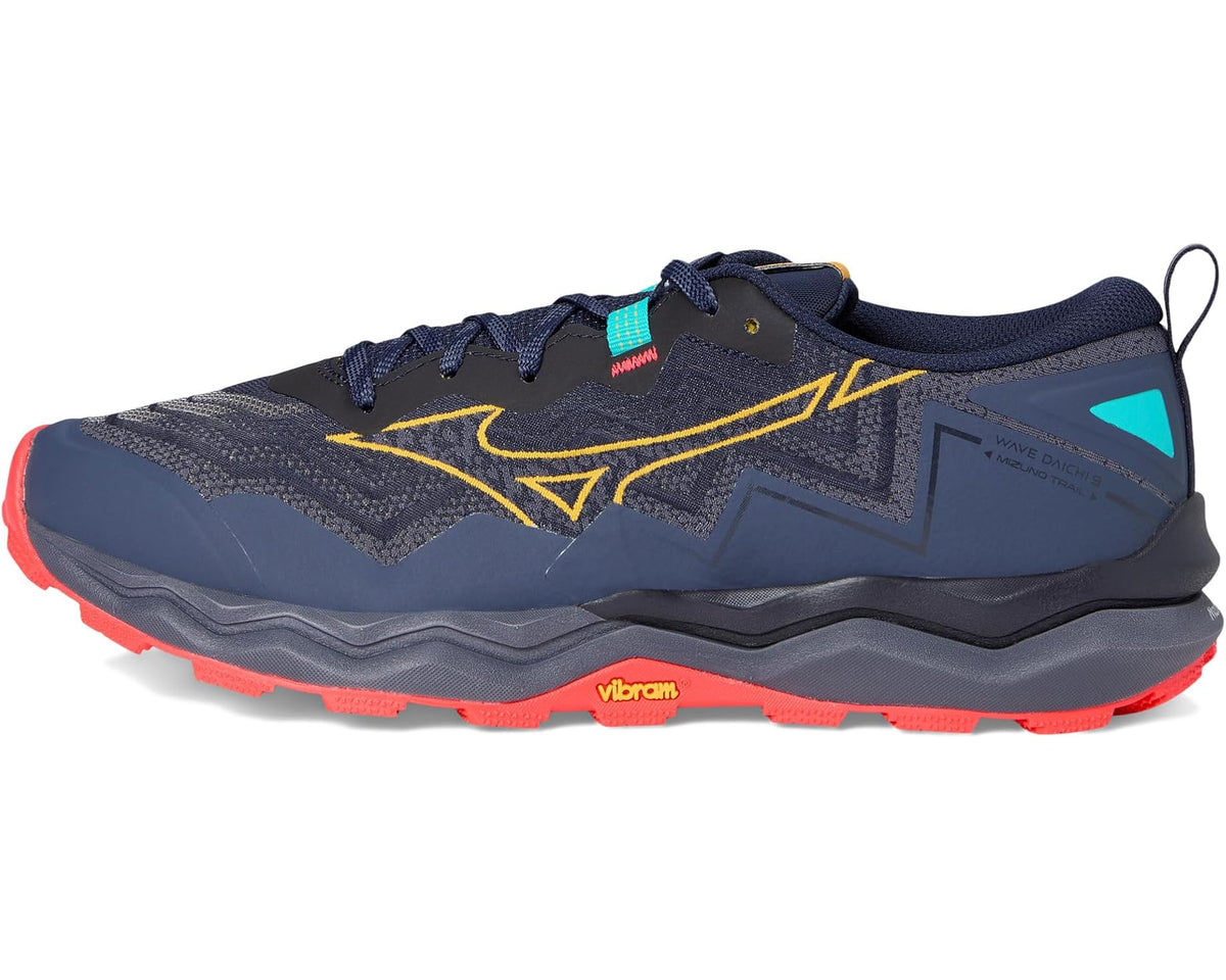 Men's Mizuno Wave Daichi 9 Baritone Blue/Citrus