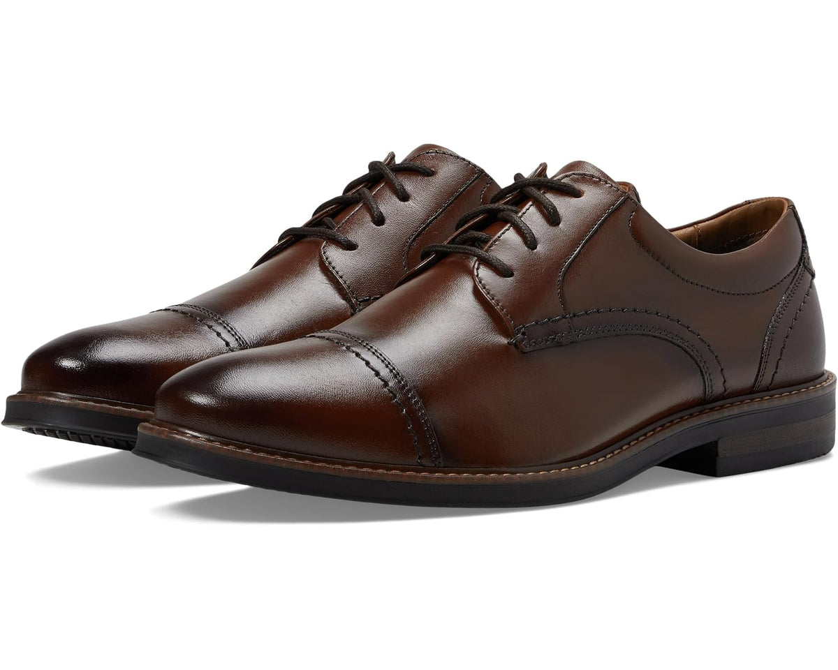 Men's Nunn Bush Calderone Cap Toe Oxford Cognac