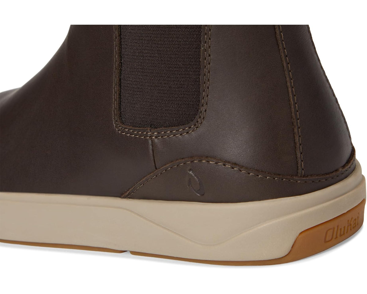 Men's OluKai Lae'ahi Mid Dark Java/Dark Java