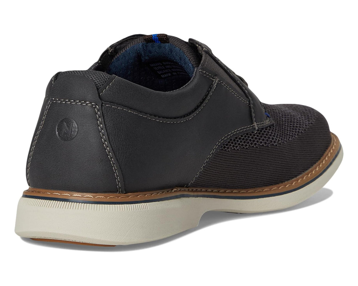 Men's Nunn Bush Otto Knit Plain Toe Oxford Gray