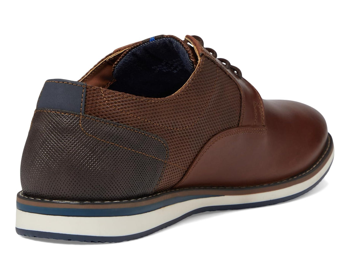 Men's Nunn Bush Circuit Plain Toe Oxford Brandy
