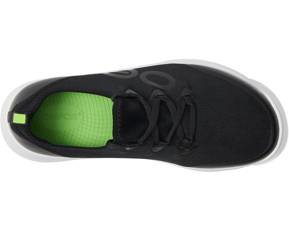 Men's OOFOS OOmg Sport LS Shoe White/Black