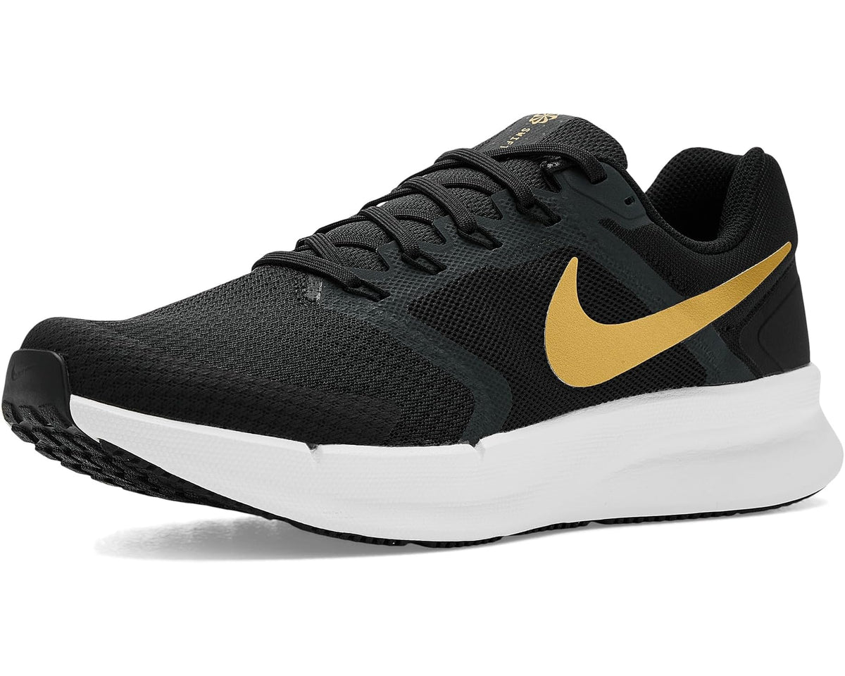 Men's Nike Run Swift 3 Black/Metallic Gold/Anthracite/White