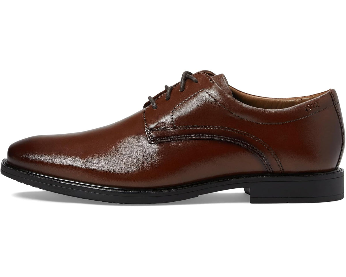Men's Nunn Bush Baxter Plain Toe Oxford Cognac