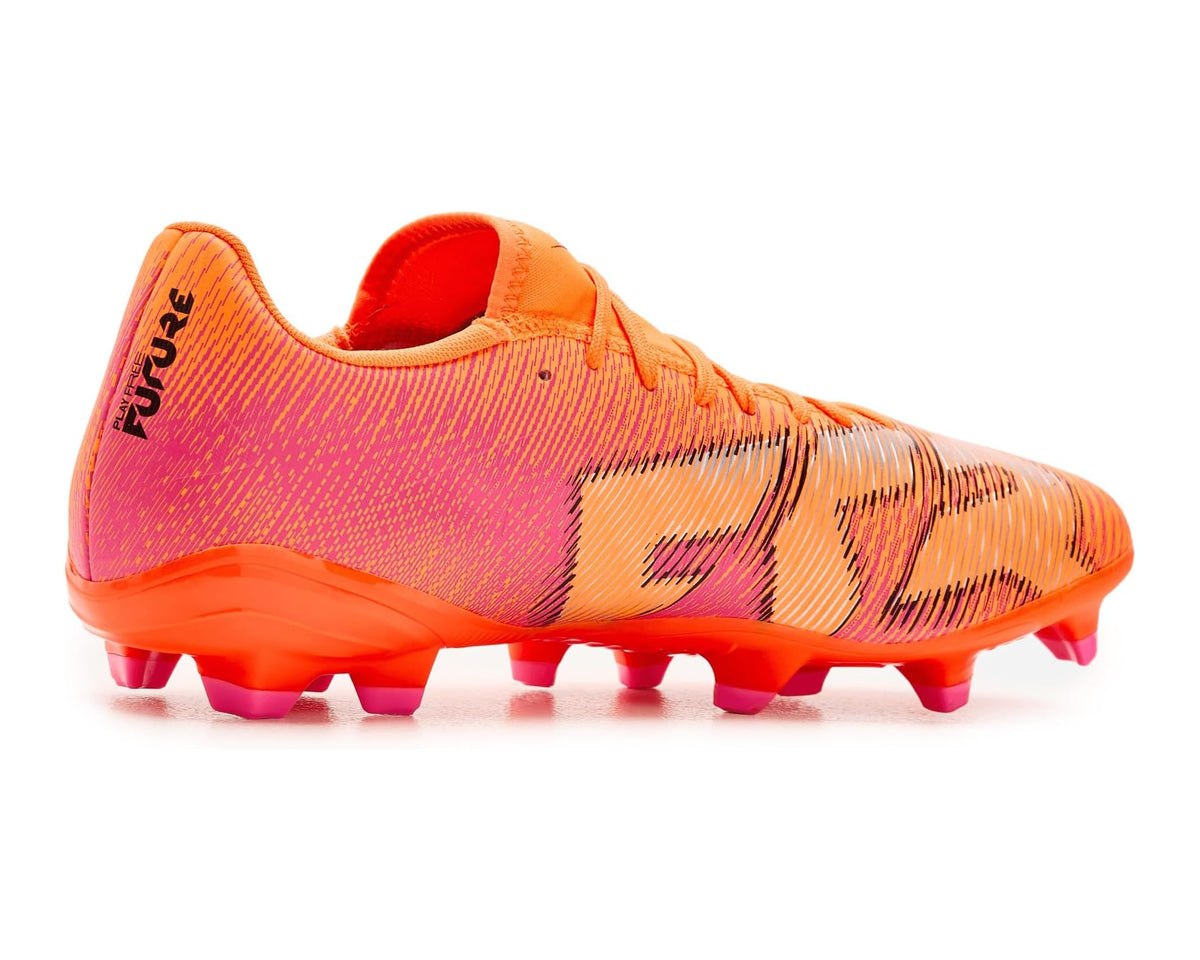 Men's PUMA Future 8 Play Firm, Artificial Ground Soccer Cleats Heat Fire/Black/Ravish