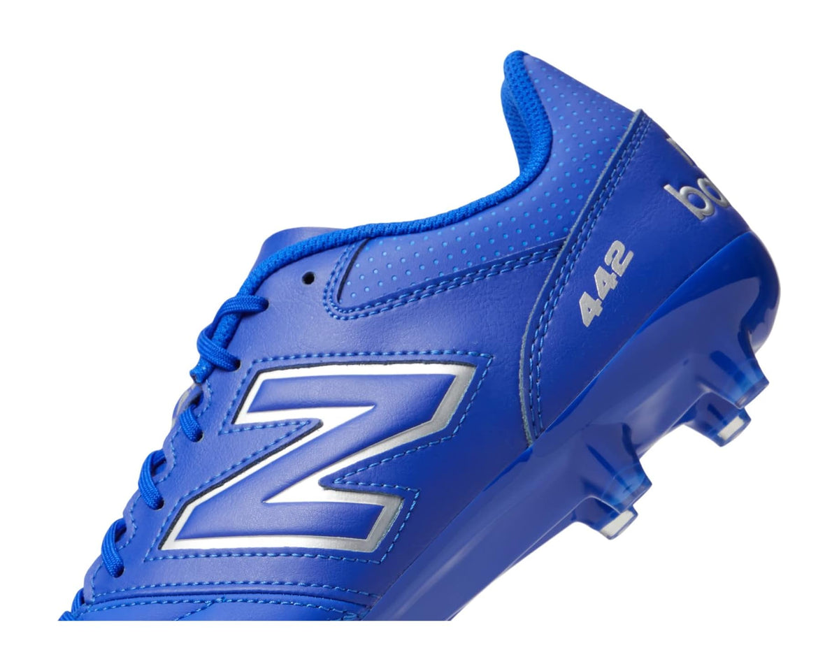 Men's New Balance 442 V2 Team FG Soccer Cleats Blue/White