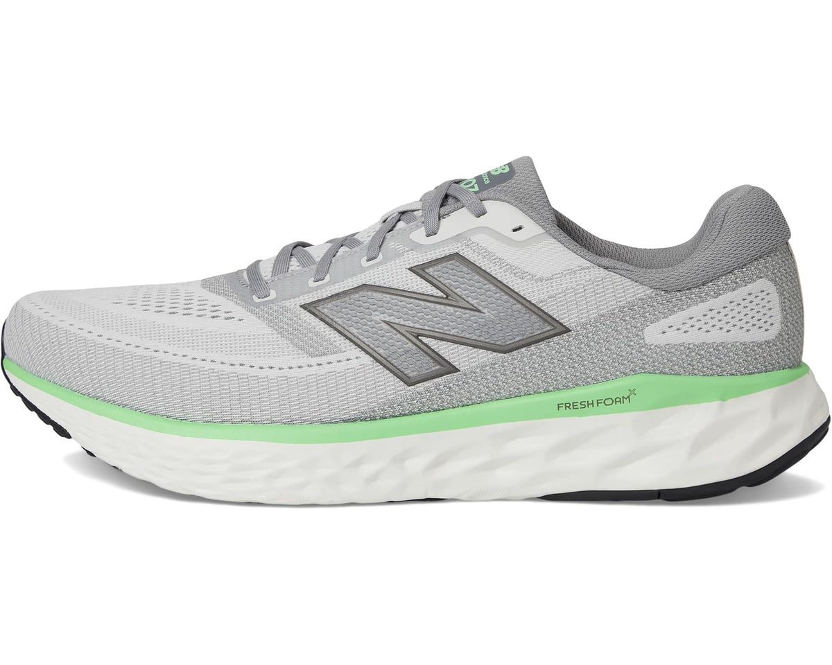 Men's New Balance Fresh Foam X Evoz v4 Grey Matter/Slate Grey/Electric Jade