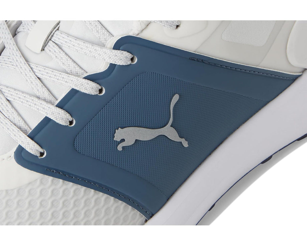 Men's PUMA Golf Ignite Elevate Golf Shoes Feather Gray/Evening Sky/Puma White