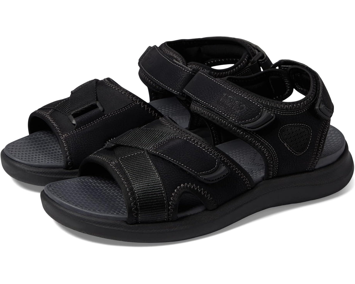 Men's Nunn Bush Rio Vista River Slide Sandal Black