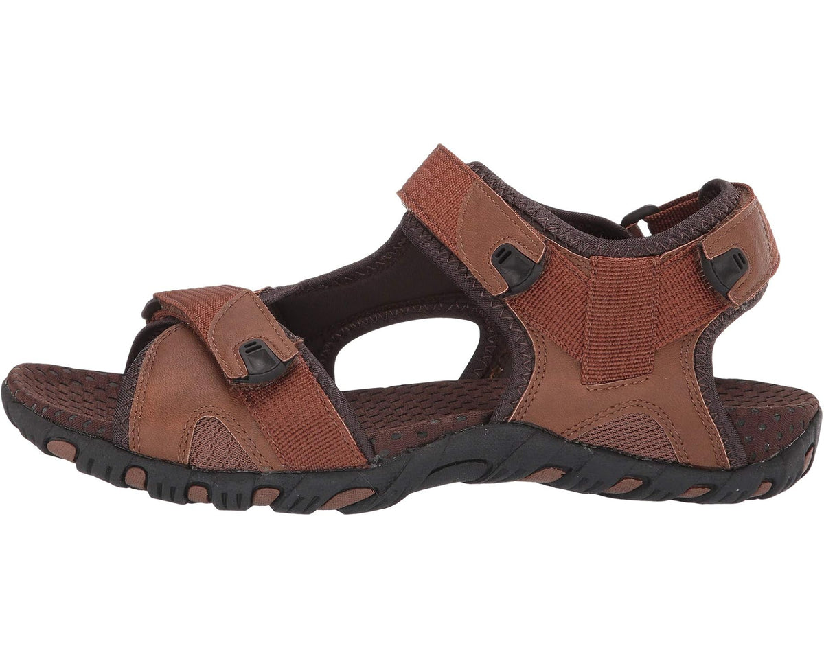 Men's Nunn Bush Rio Bravo 3-Strap River Sandal Tan