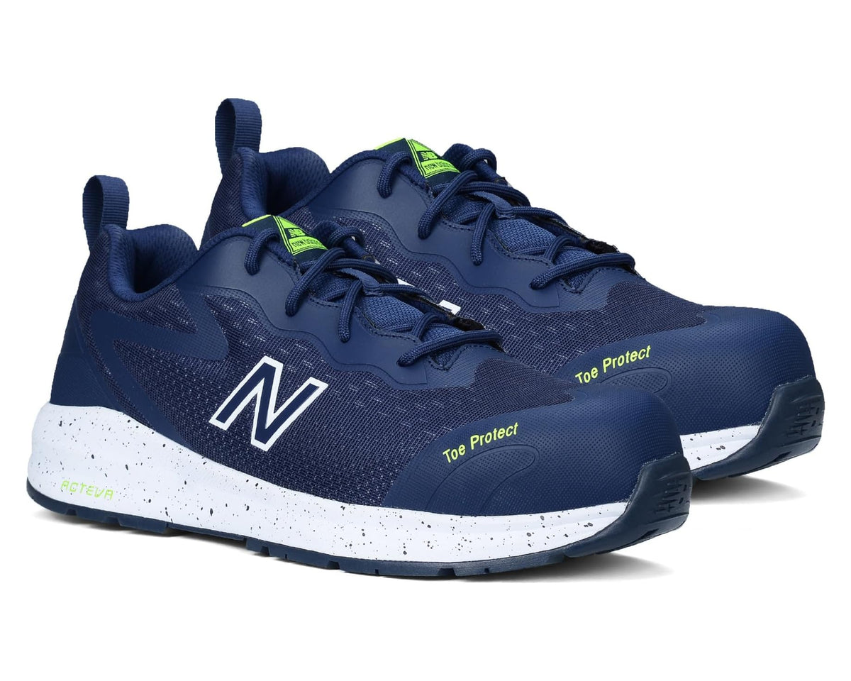 Men's New Balance Work & Safety Logic Comp Toe EH PR SR Navy/Lime