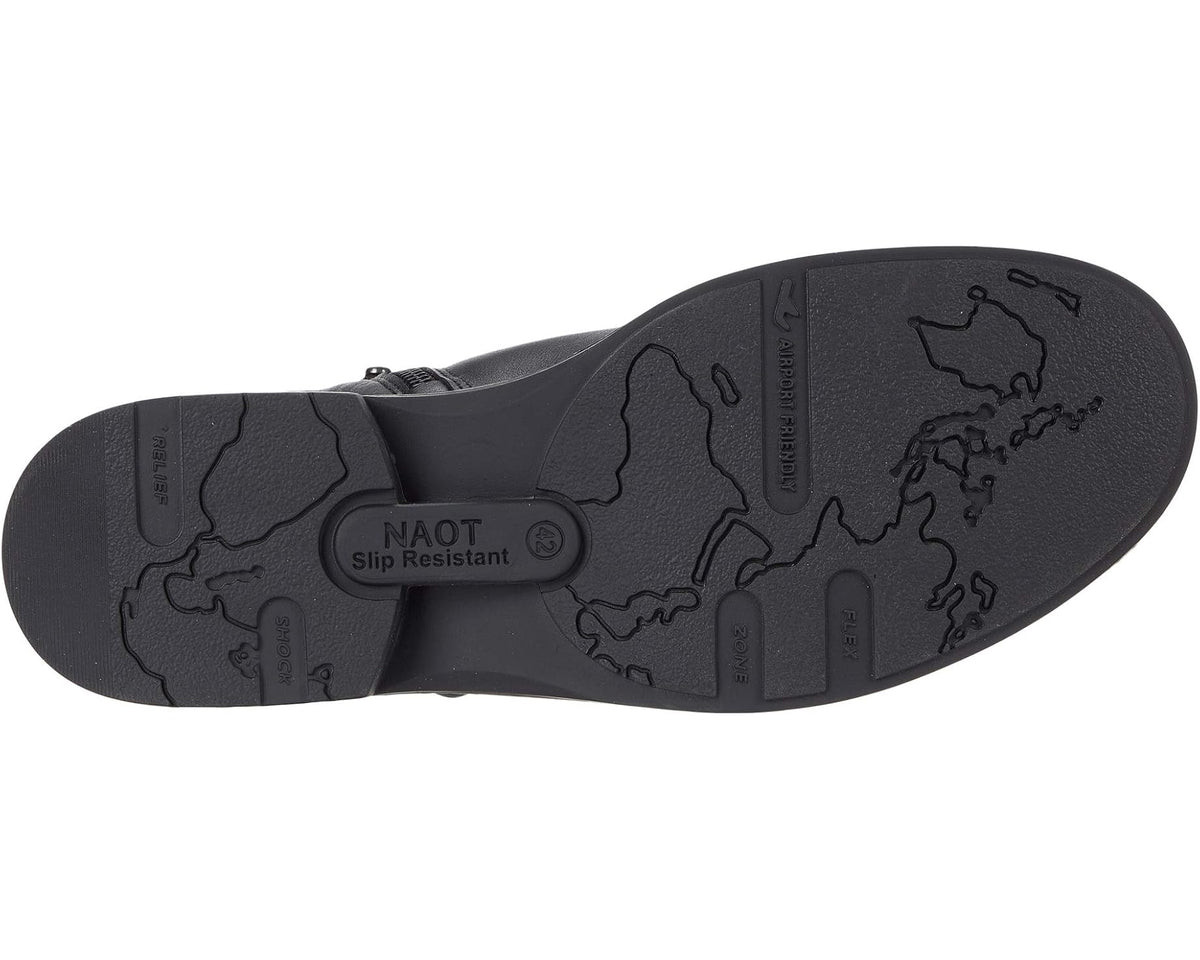 Men's Naot General Black Water Resistant Leather